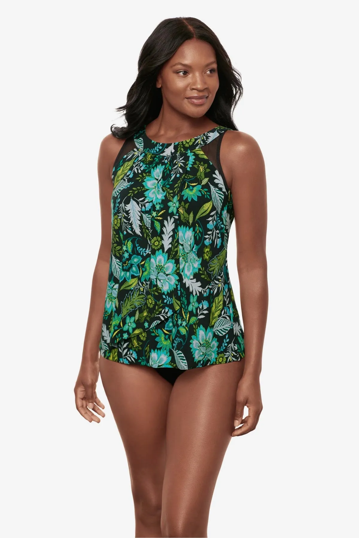 Ursula Tankini Top in Florica sold by Miraclesuit