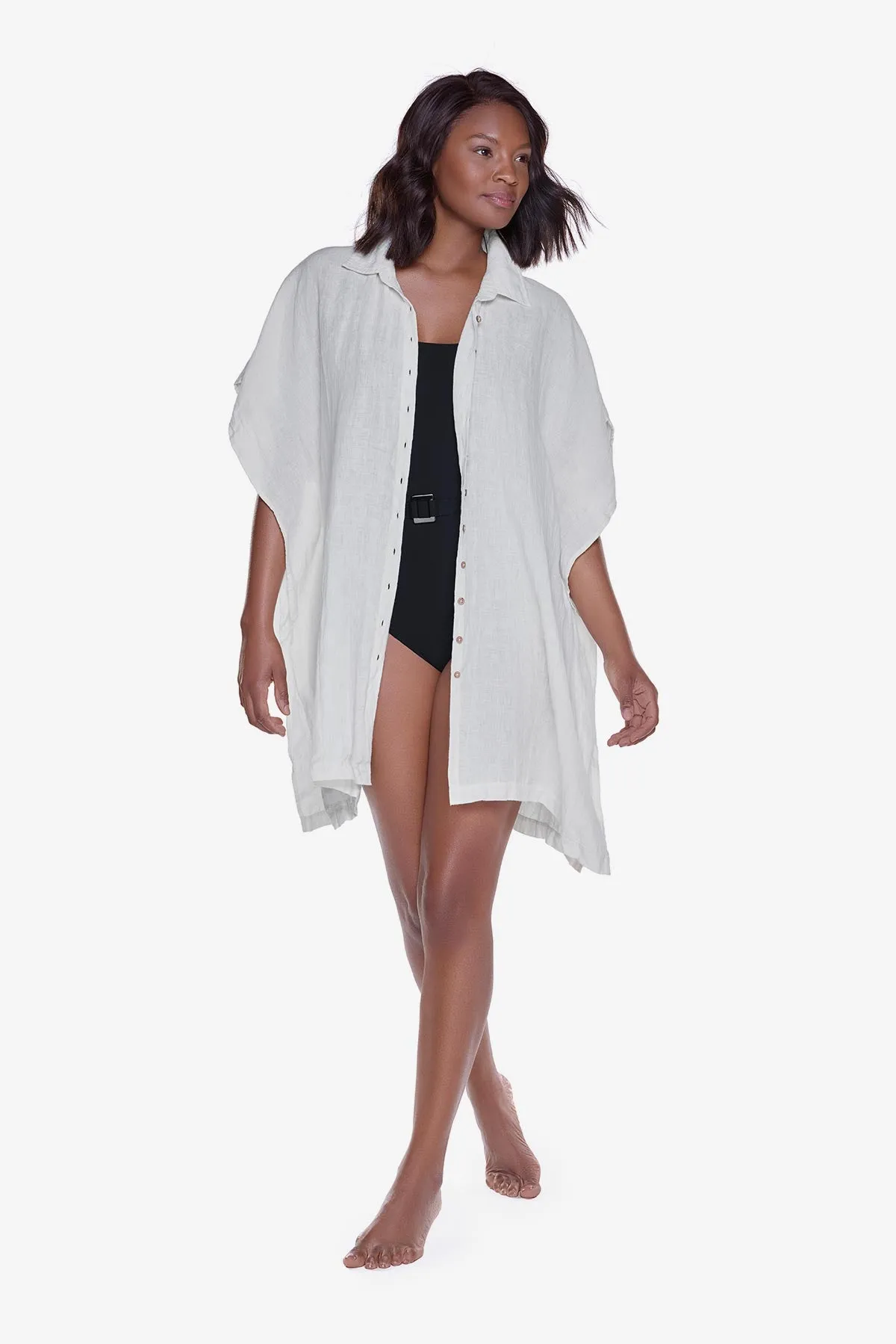 Beach Shirt Cover Up in Ivory sold by Miraclesuit product image thumbnail 2