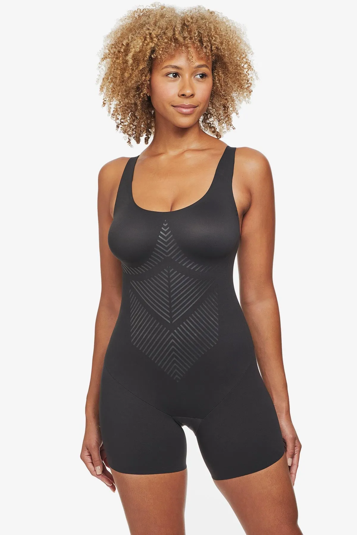 Iconic Core Mid-Thigh Bodysuit with Rear Lift sold by Miraclesuit