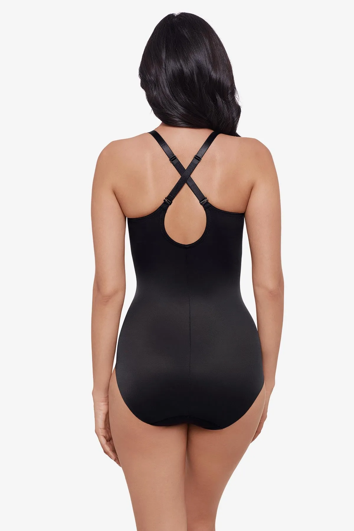 Sexy Sheer Shaping Padded Cup Bodysuit in Black sold by Miraclesuit product image thumbnail 3
