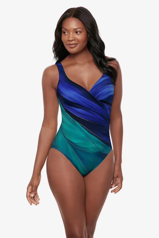 It's A Wrap One Piece in Maldiva made by Miraclesuit