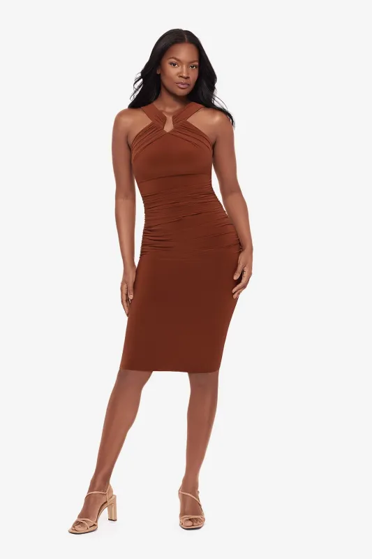 Idol Shaping Dress in Copper sold by Miraclesuit