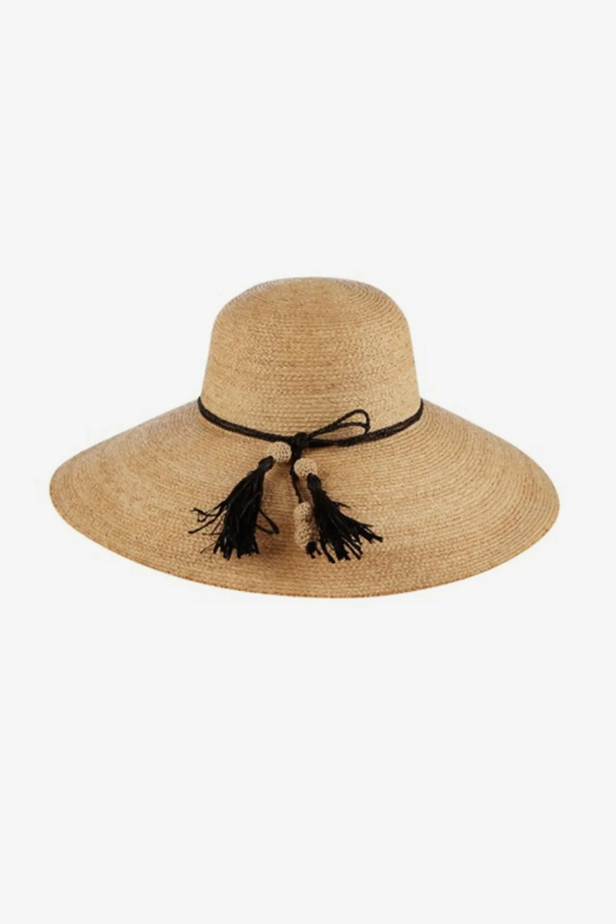 Vivetta Wide Brim Hat in Natural/Black sold by Miraclesuit product image thumbnail 3
