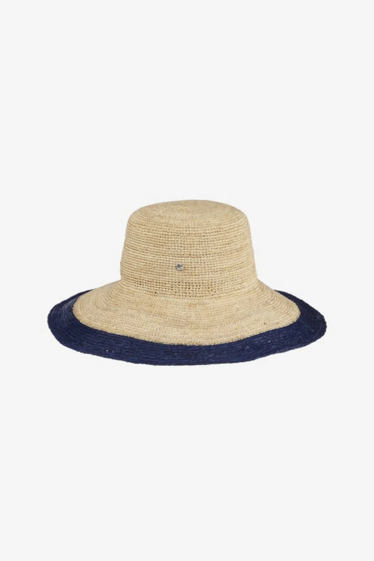 Lucia Standard Brim Hat in Navy sold by Miraclesuit