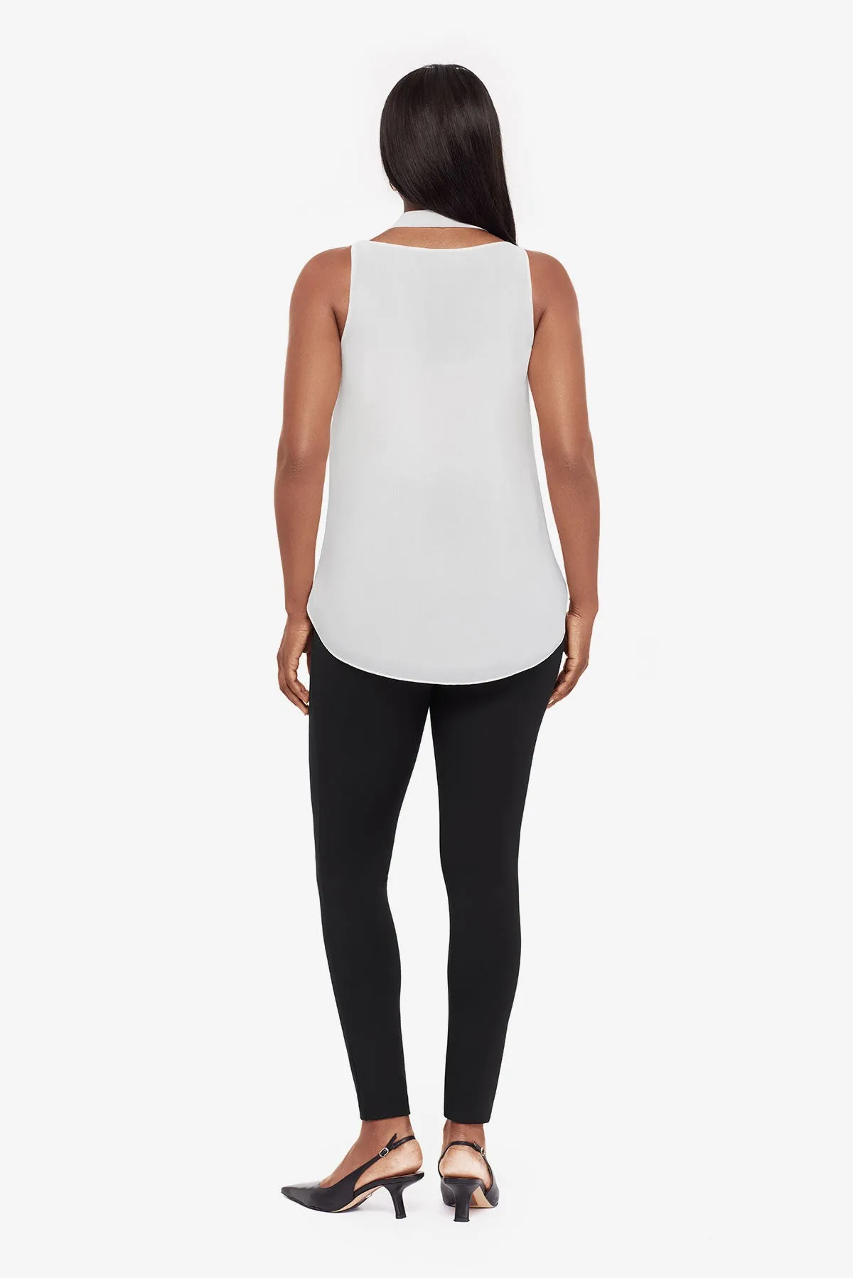 Soft Georgette Layered Tunic in Ivory sold by Miraclesuit product image thumbnail 4