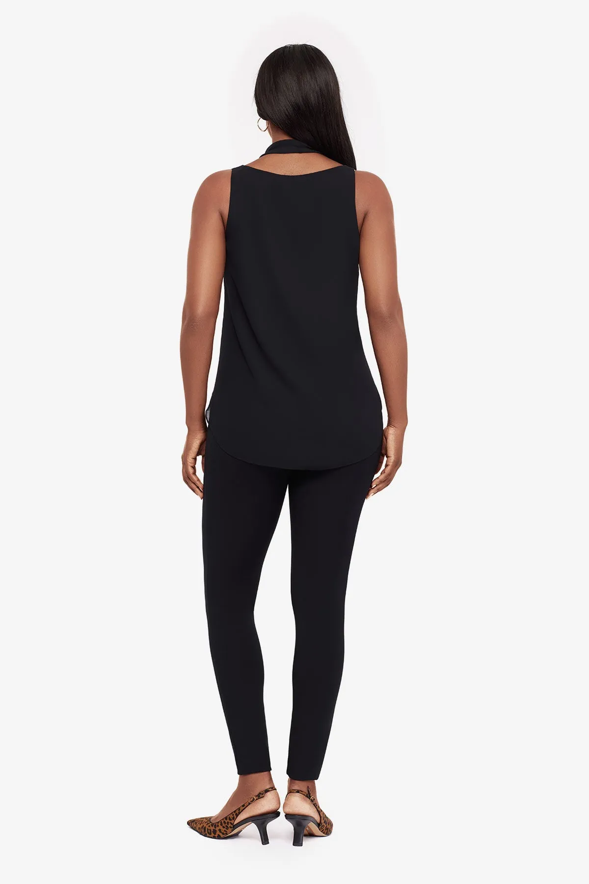 Soft Georgette Layered Tunic in Black sold by Miraclesuit product image thumbnail 4