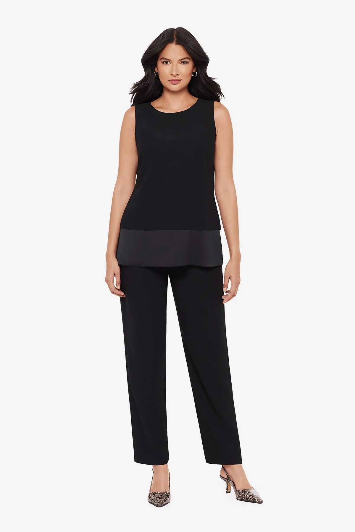 Crepe Layered Tunic in Black sold by Miraclesuit product image thumbnail 2