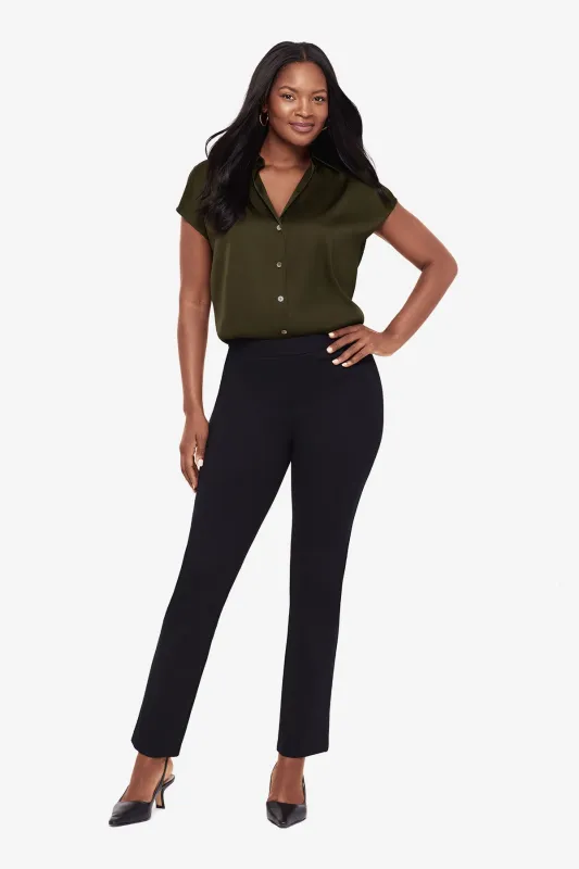 Relaxed Charmeuse Blouse in Nori sold by Miraclesuit