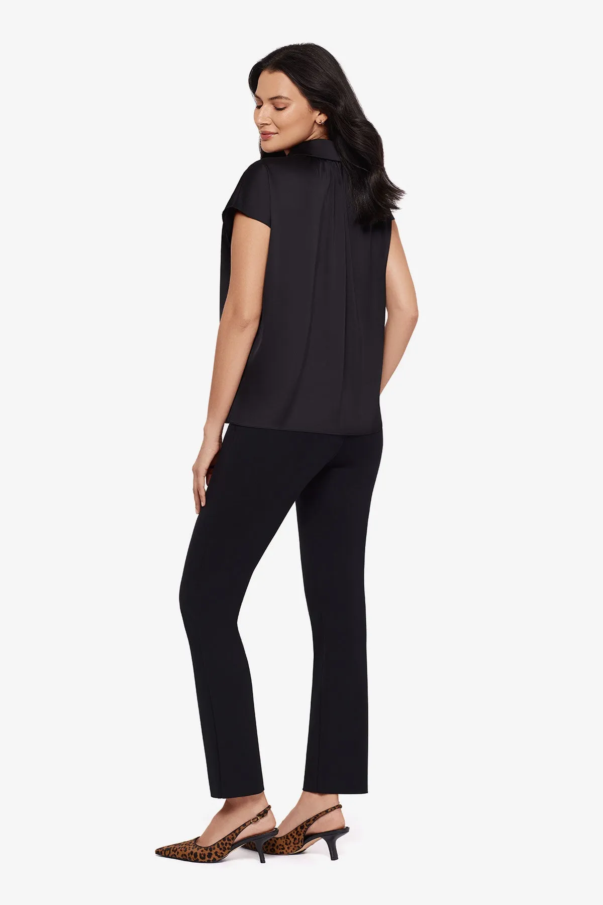 Relaxed Charmeuse Blouse in Black sold by Miraclesuit product image thumbnail 2