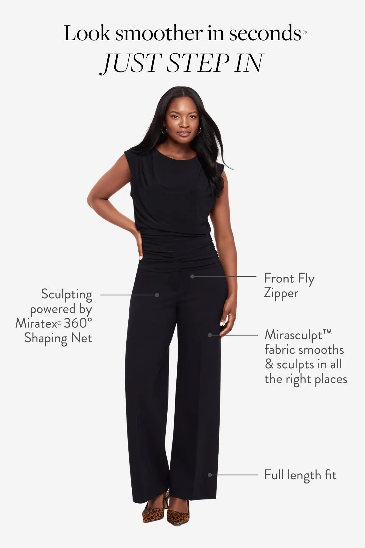 Mirasculpt Wide Leg Pant sold by Miraclesuit product image thumbnail 2