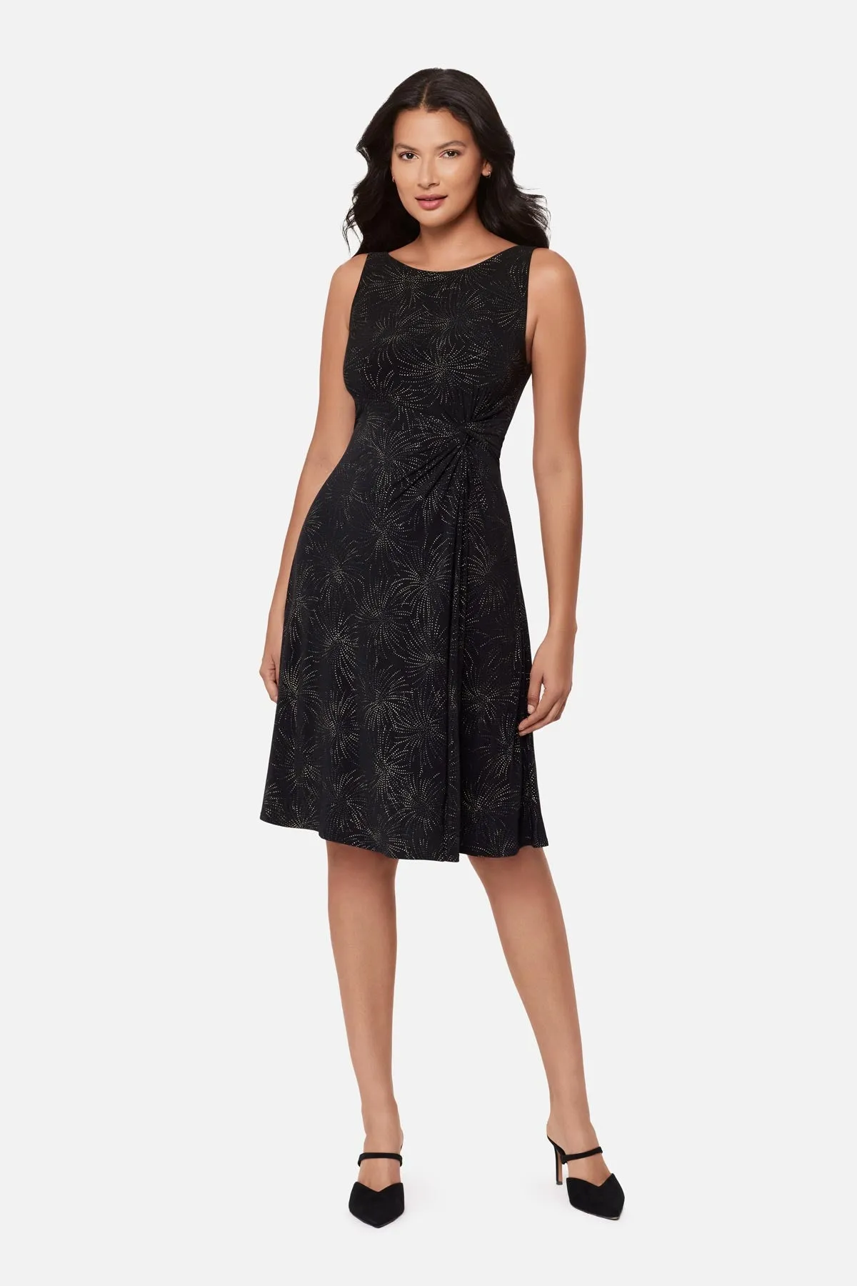 Remi Fit & Flair Shaping Dress in Skylights sold by Miraclesuit