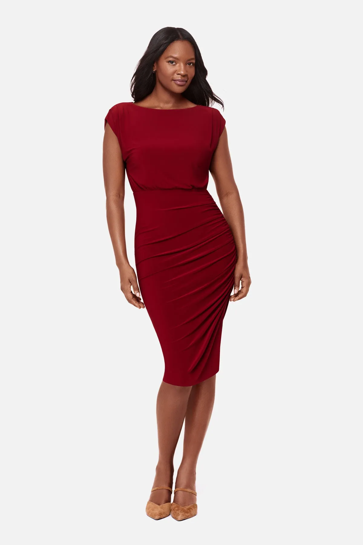 Bali Shaping Dress in Crimson sold by Miraclesuit