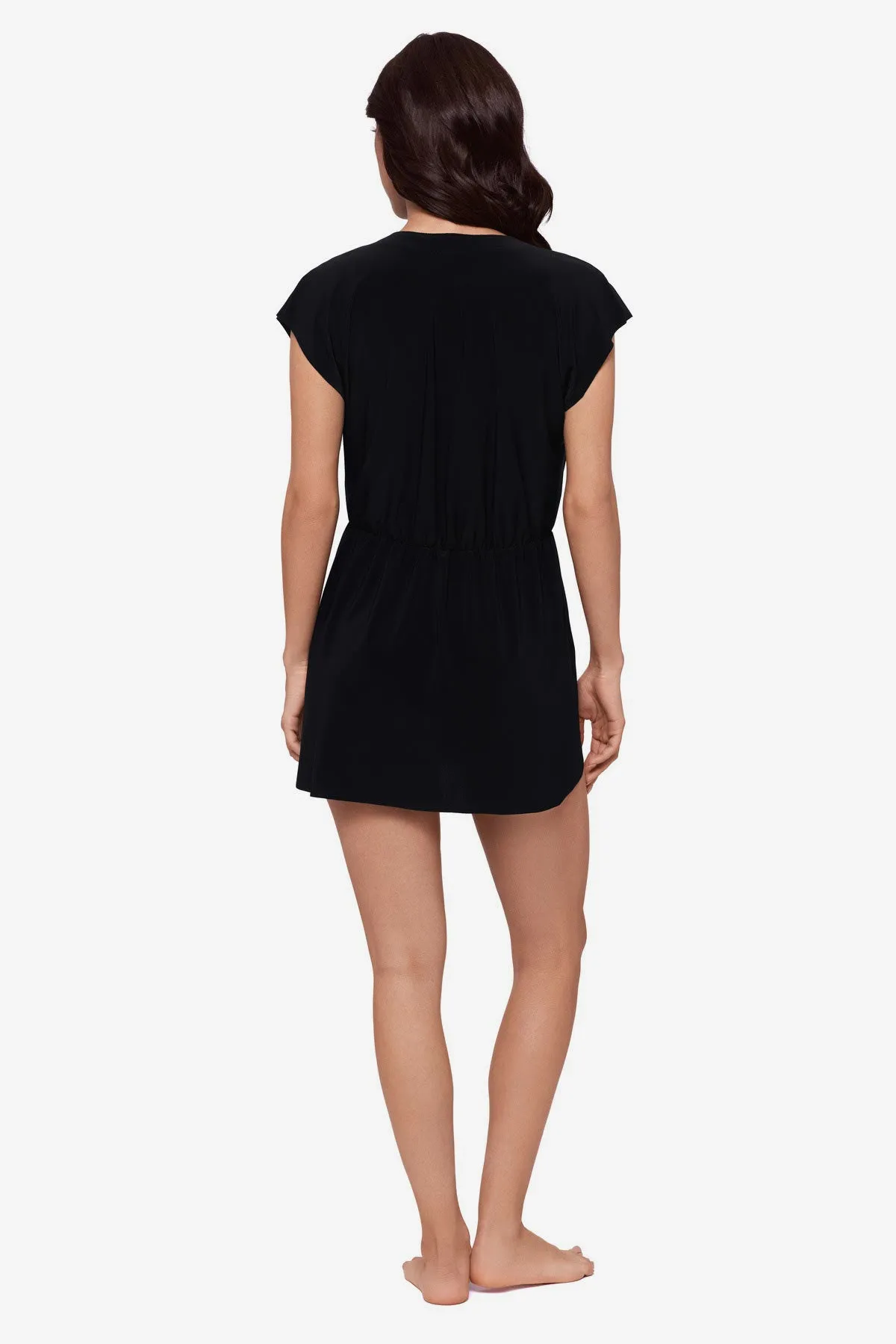 Lace Up Dress Cover Up in Black sold by Miraclesuit product image thumbnail 4
