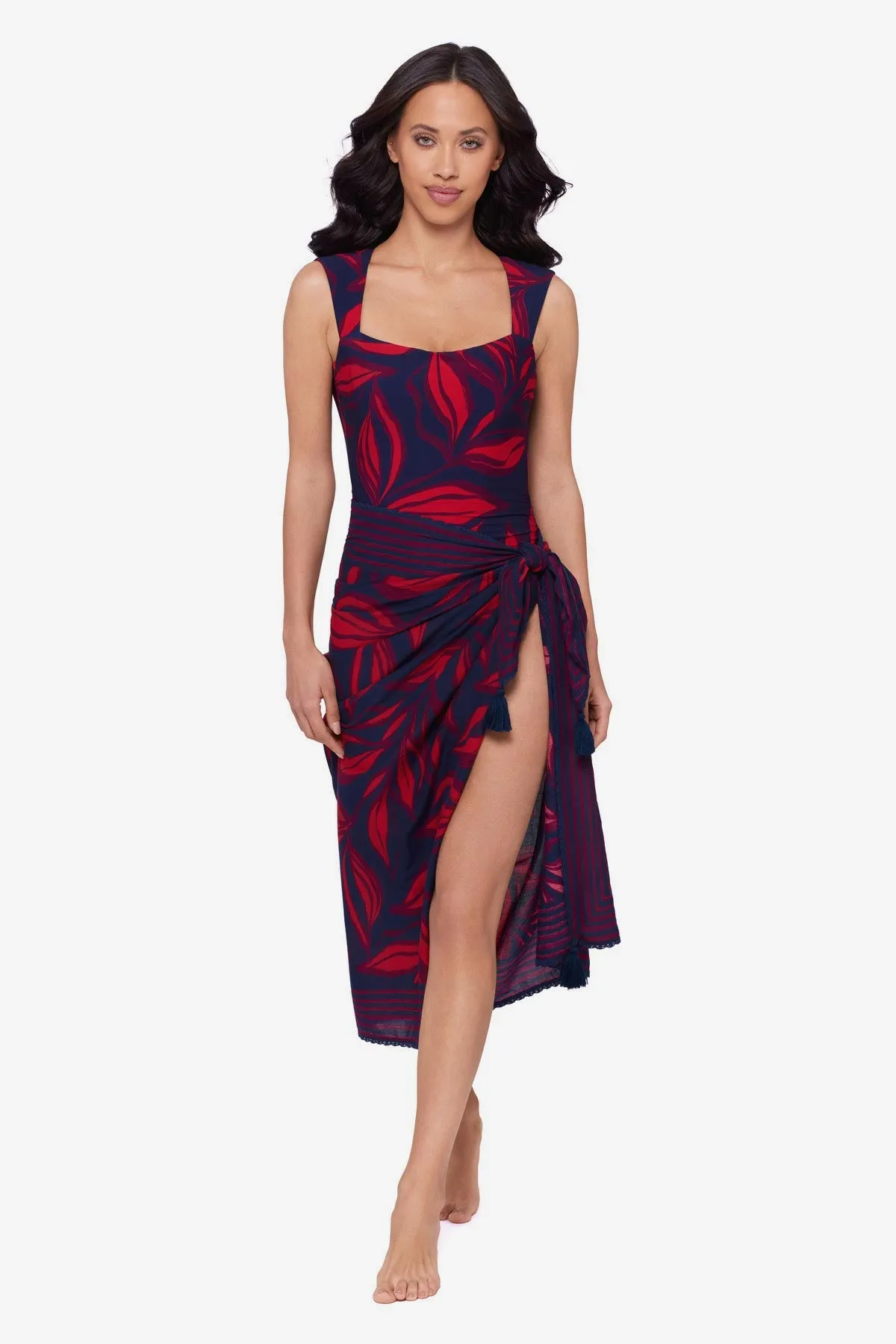 Pareo Cover Up in Rossobleu sold by Miraclesuit