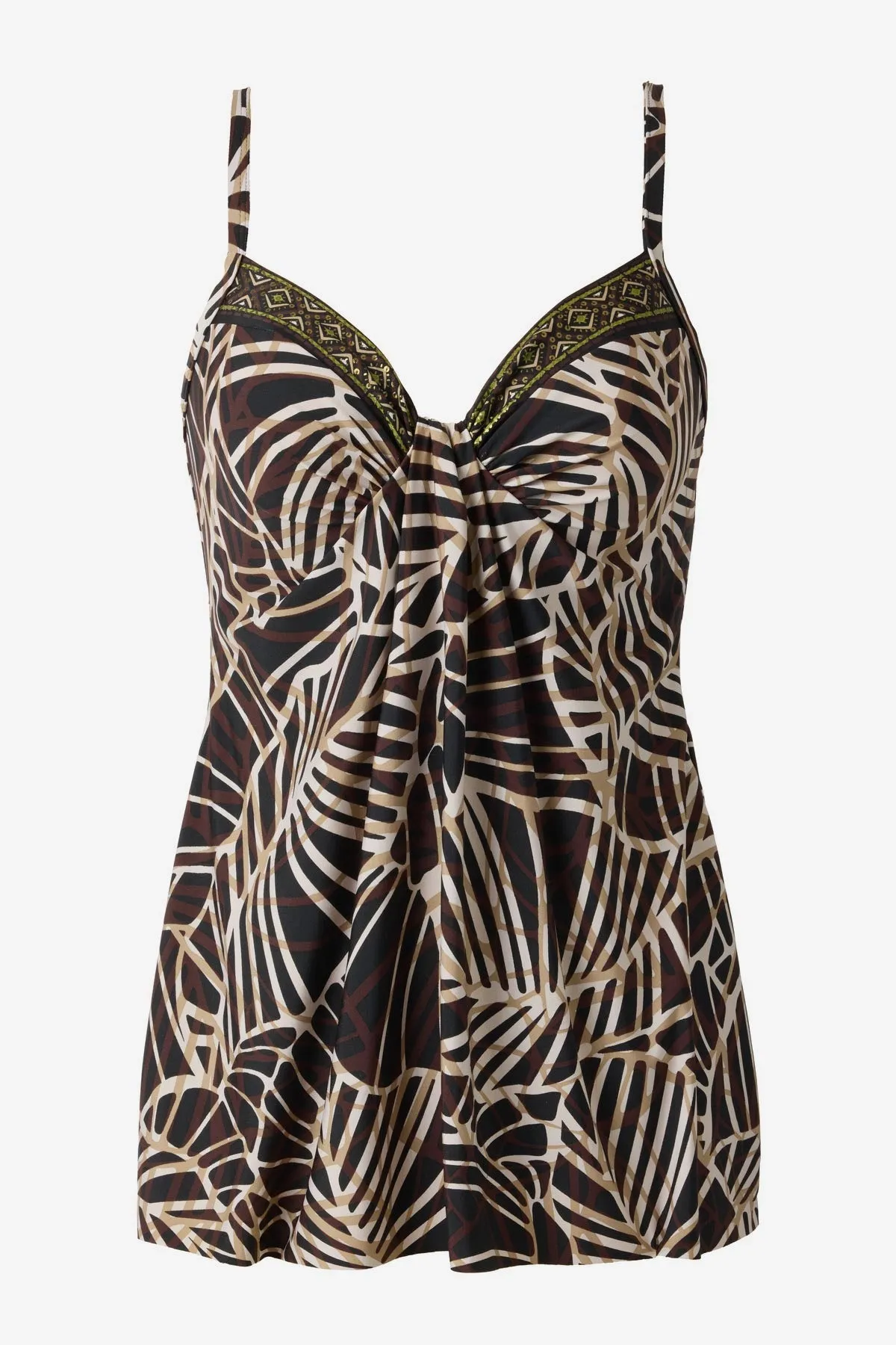 Marina Tankini Top in Let's Be Fronds sold by Miraclesuit product image thumbnail 5