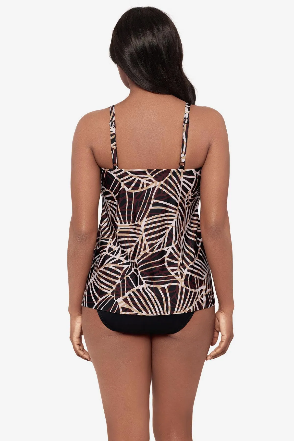 Marina Tankini Top in Let's Be Fronds sold by Miraclesuit product image thumbnail 4