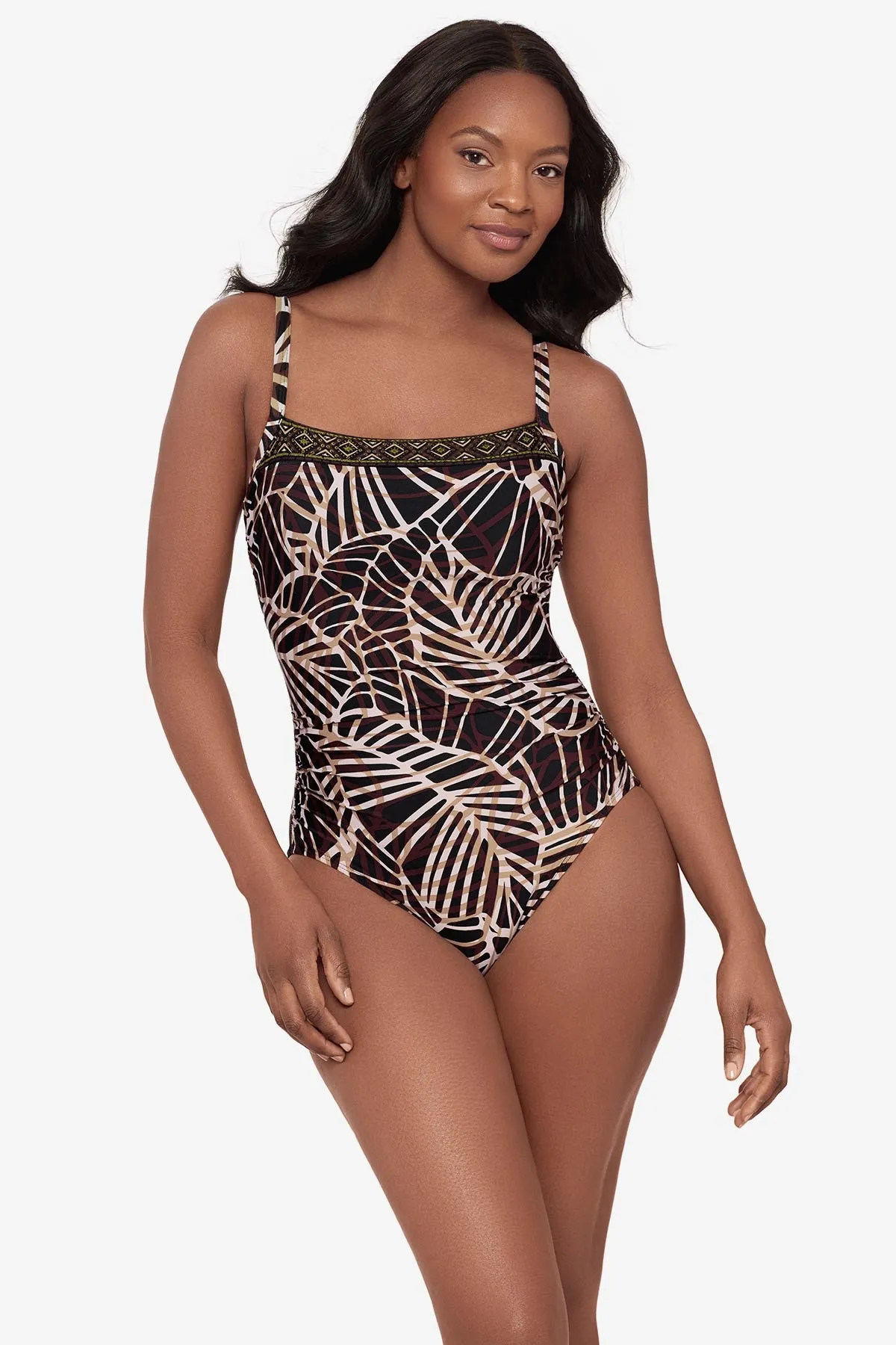 Kara One Piece in Let's Be Fronds sold by Miraclesuit product image thumbnail 3