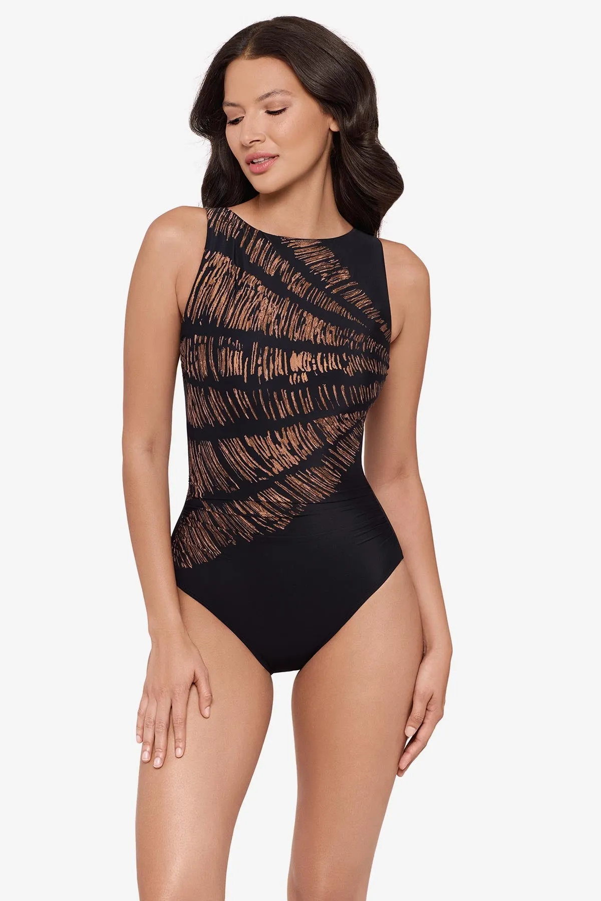 Regatta One Piece in Costa D' Oro sold by Miraclesuit product image thumbnail 2