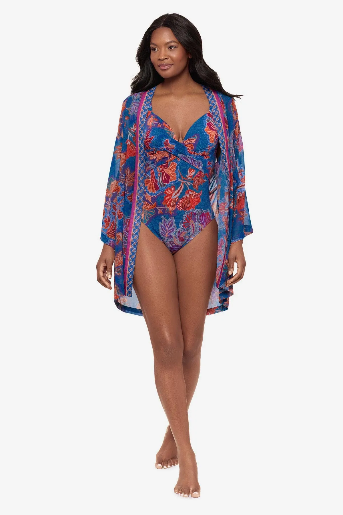 Kimono Cover Up in Decoupage sold by Miraclesuit product image thumbnail 2