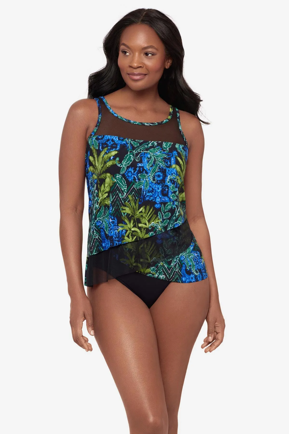 Mirage Tankini Top in Gasparilla sold by Miraclesuit product image thumbnail 2