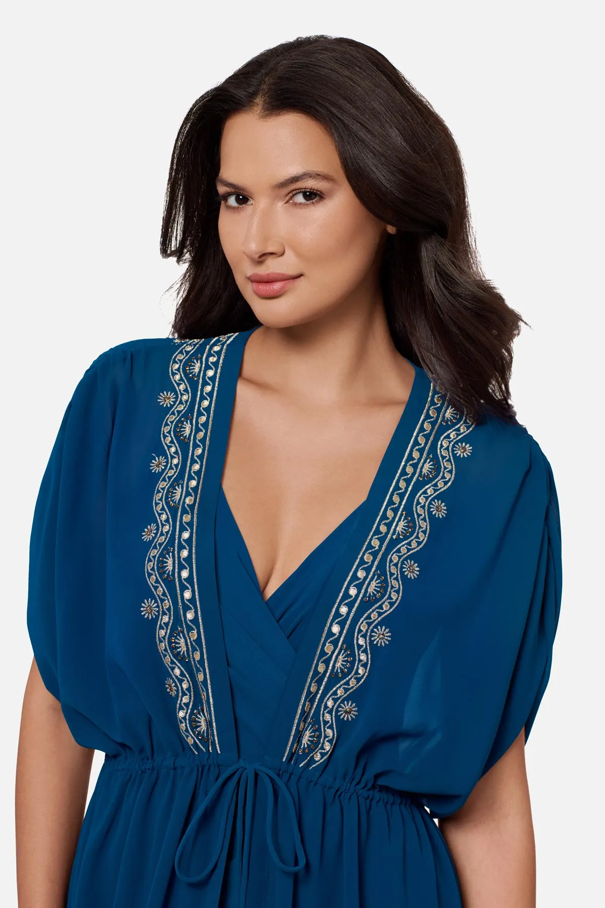 Beach Etc Beaded Long Kimono Cover Up sold by Miraclesuit product image thumbnail 5