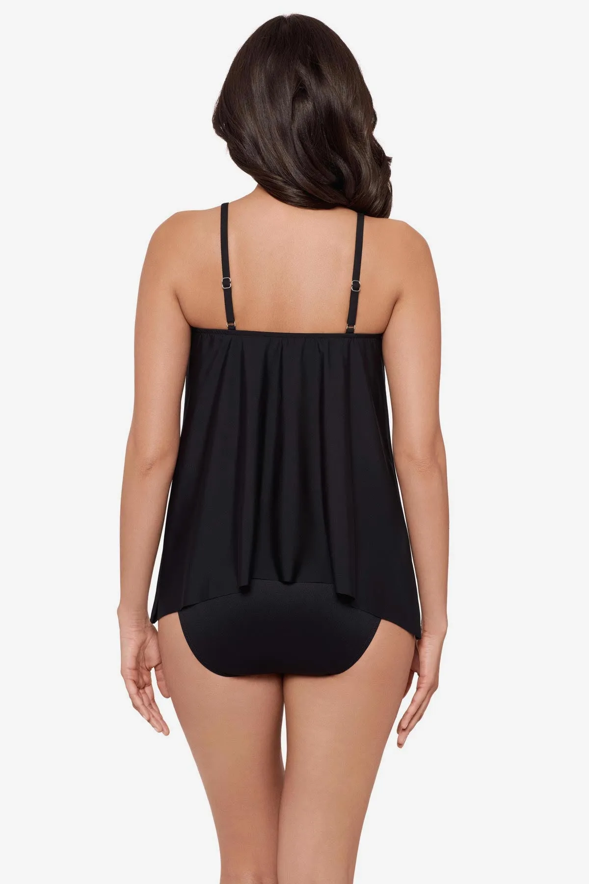 Peephole Tankini Top in Ombra Fiore sold by Miraclesuit product image thumbnail 3