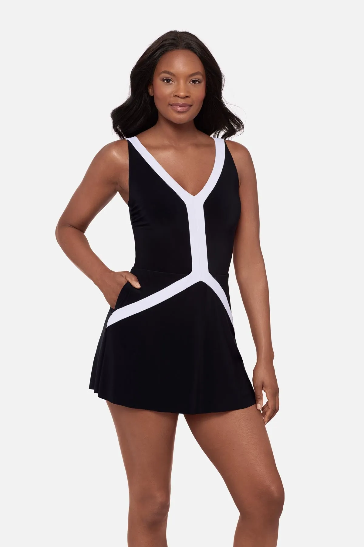 Paix Swim Dress in Spectra sold by Miraclesuit product image thumbnail 2