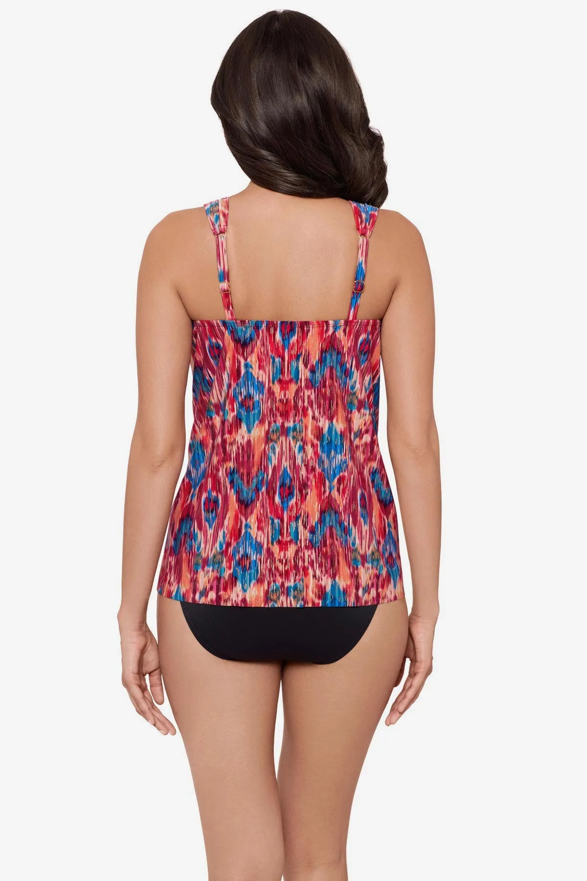 DD-Cup Dazzle Tankini Top in Ikat Dorado sold by Miraclesuit product image thumbnail 3