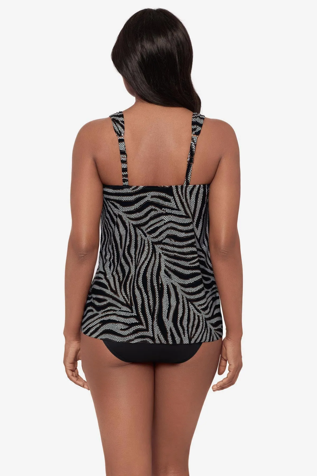 DD-Cup Dazzle Tankini Top in Zirconic sold by Miraclesuit product image thumbnail 3
