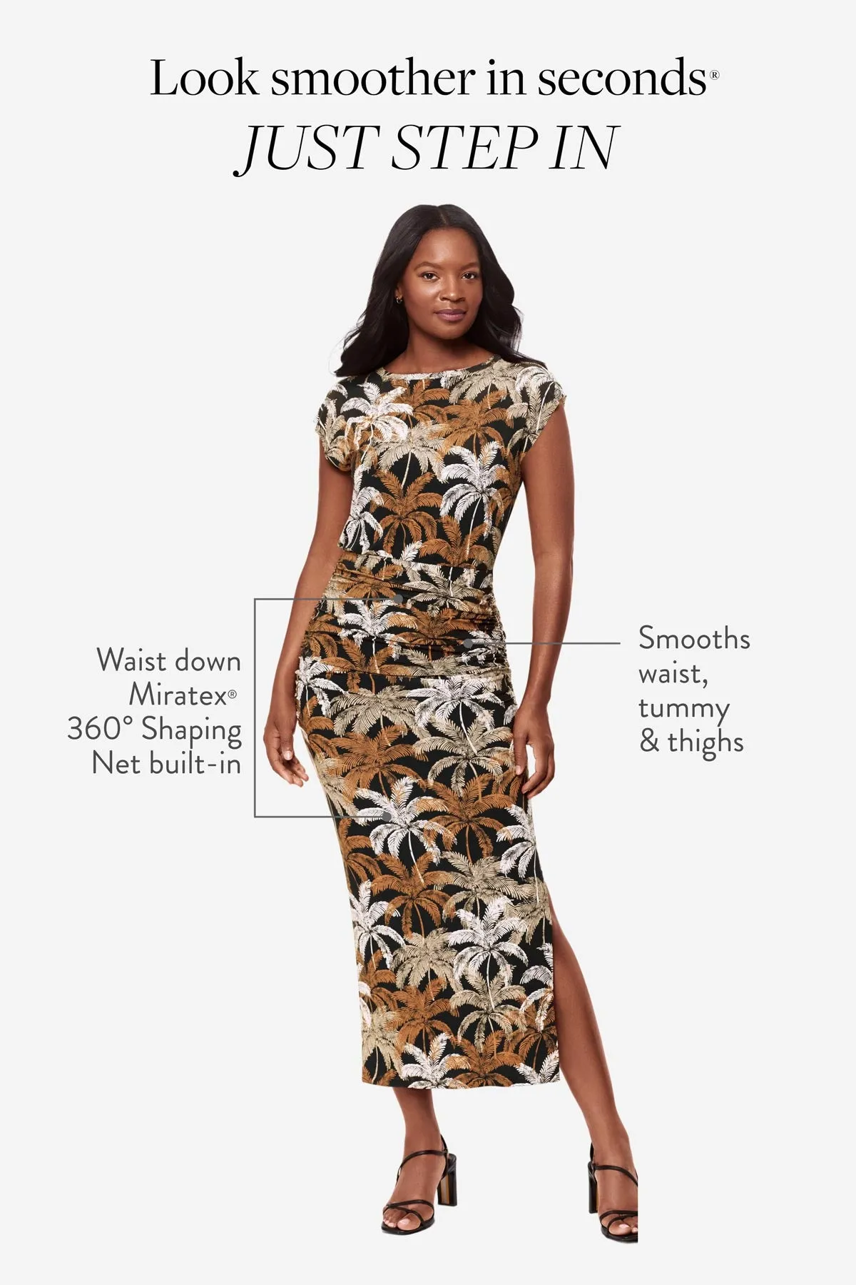 Cali Shaping Dress in Isla Palma sold by Miraclesuit product image thumbnail 2