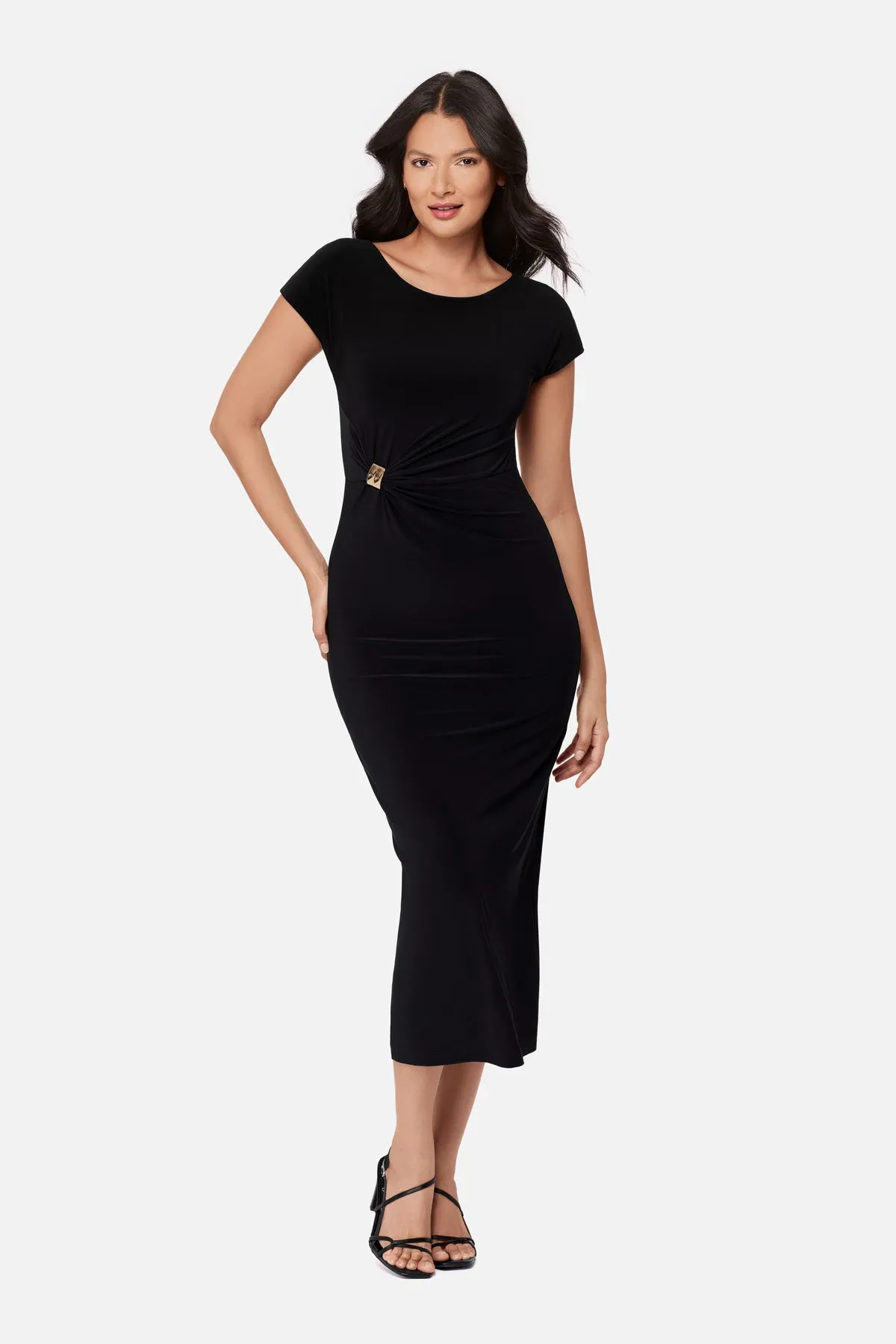 Isla Shaping Dress in Black sold by Miraclesuit