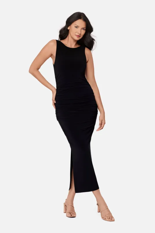 Roxi Shaping Dress in Black sold by Miraclesuit