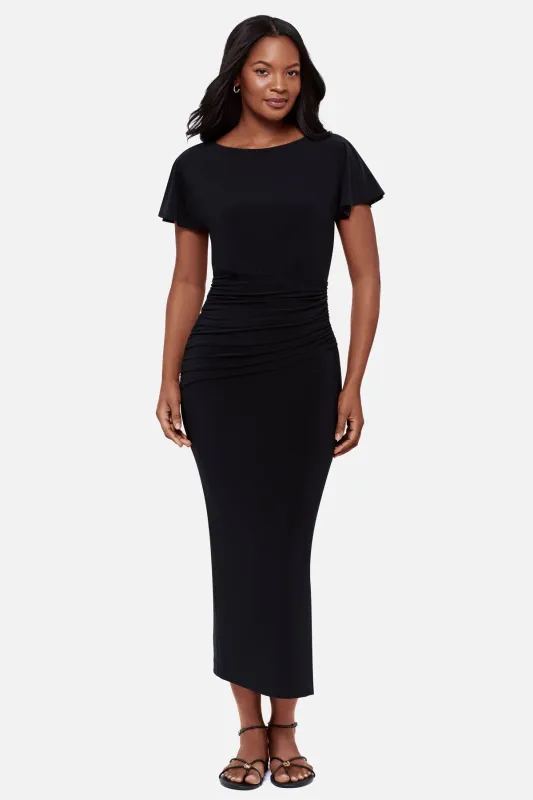 Kaia Shaping Dress in Black sold by Miraclesuit