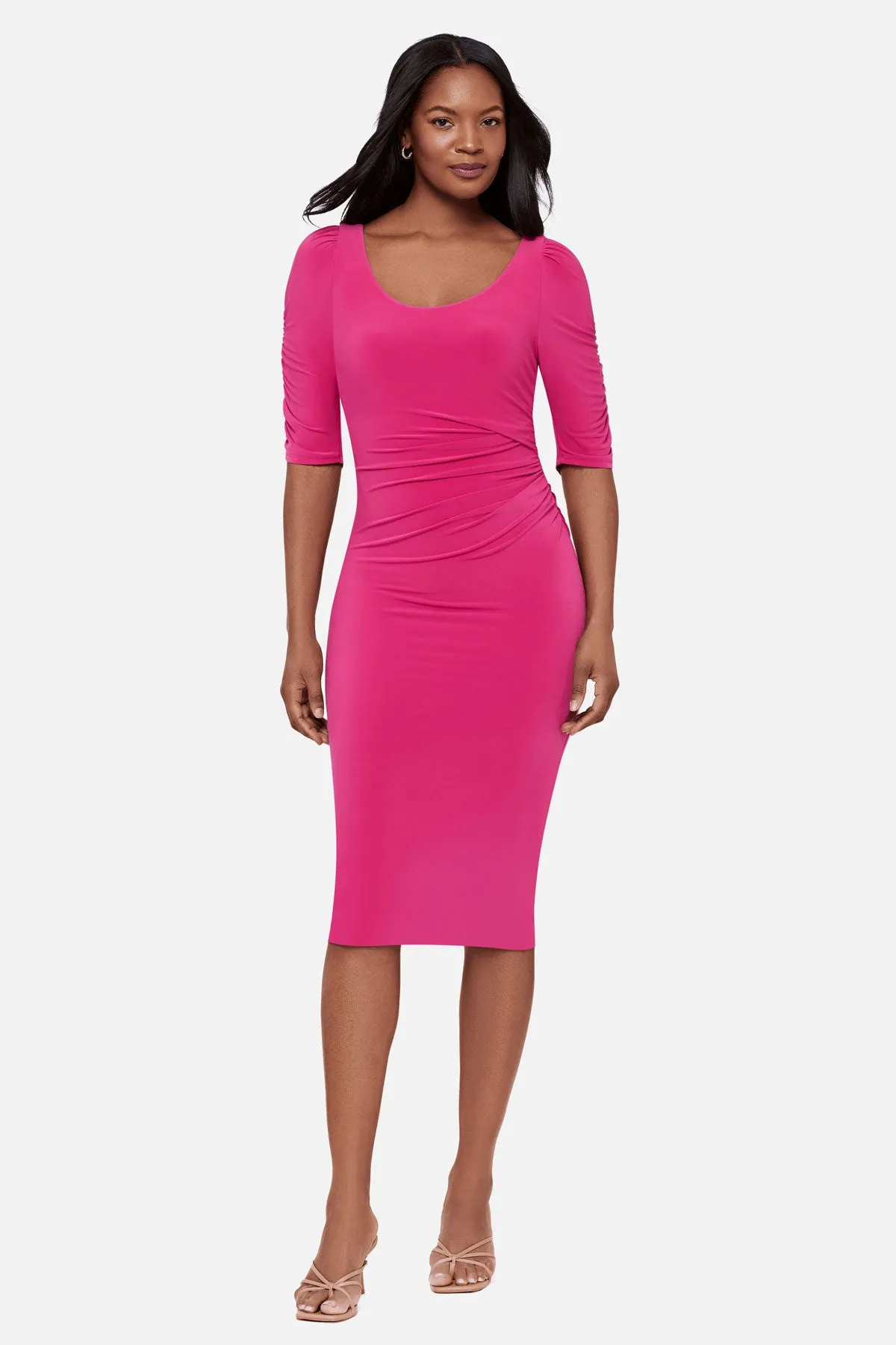 Lumi Shaping Dress in Rosso sold by Miraclesuit