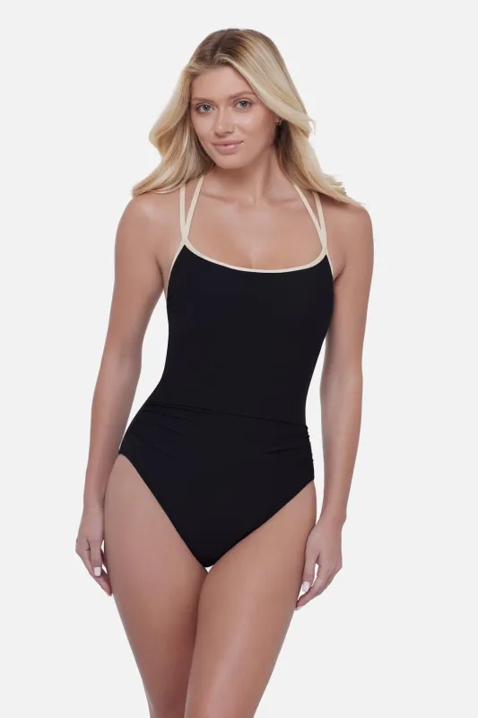 Cam One Piece in Black sold by Miraclesuit