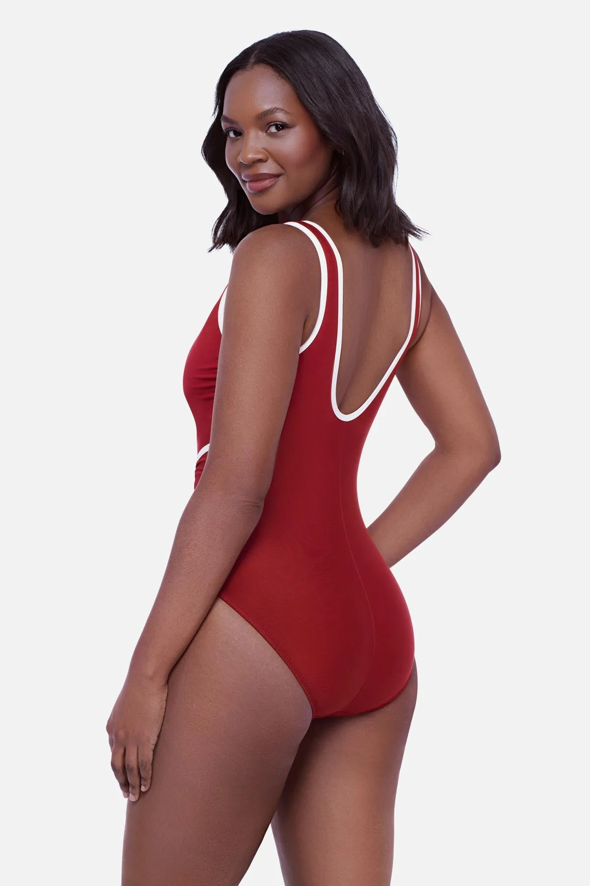 Ave One Piece in Cherry Chocolate sold by Miraclesuit product image thumbnail 3