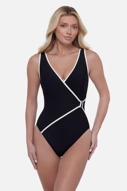 Ave One Piece in Black sold by Miraclesuit