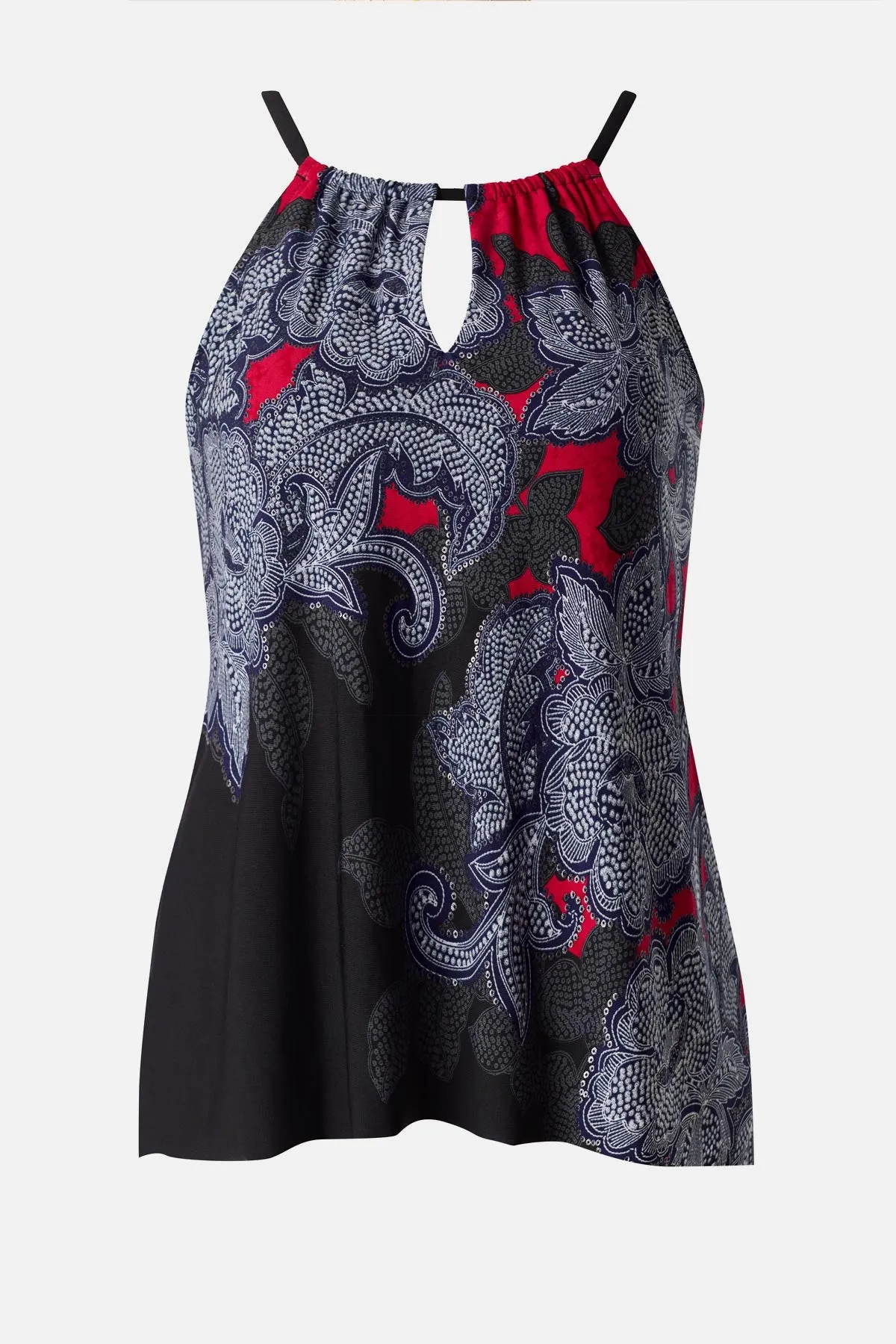 Peephole Tankini Top in Steel Magnolias sold by Miraclesuit product image thumbnail 4