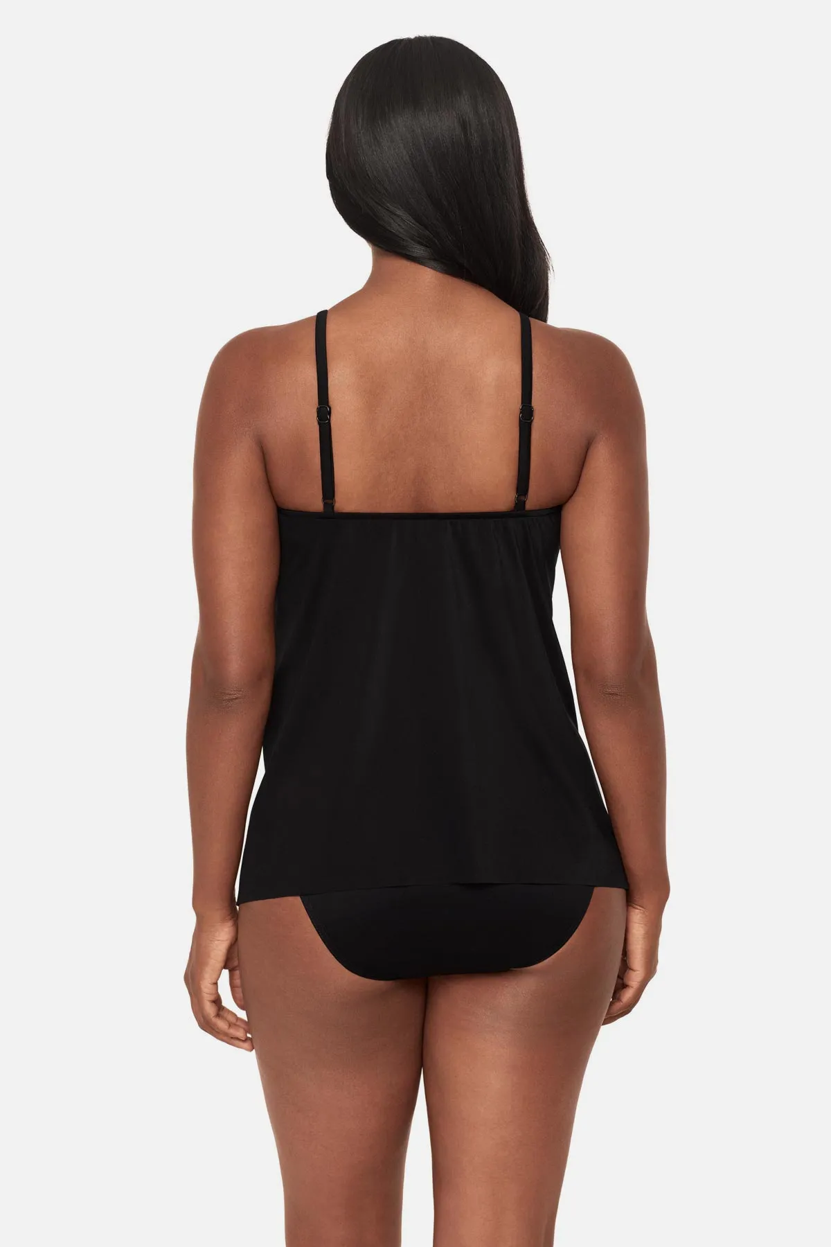 Peephole Tankini Top in Steel Magnolias sold by Miraclesuit product image thumbnail 3
