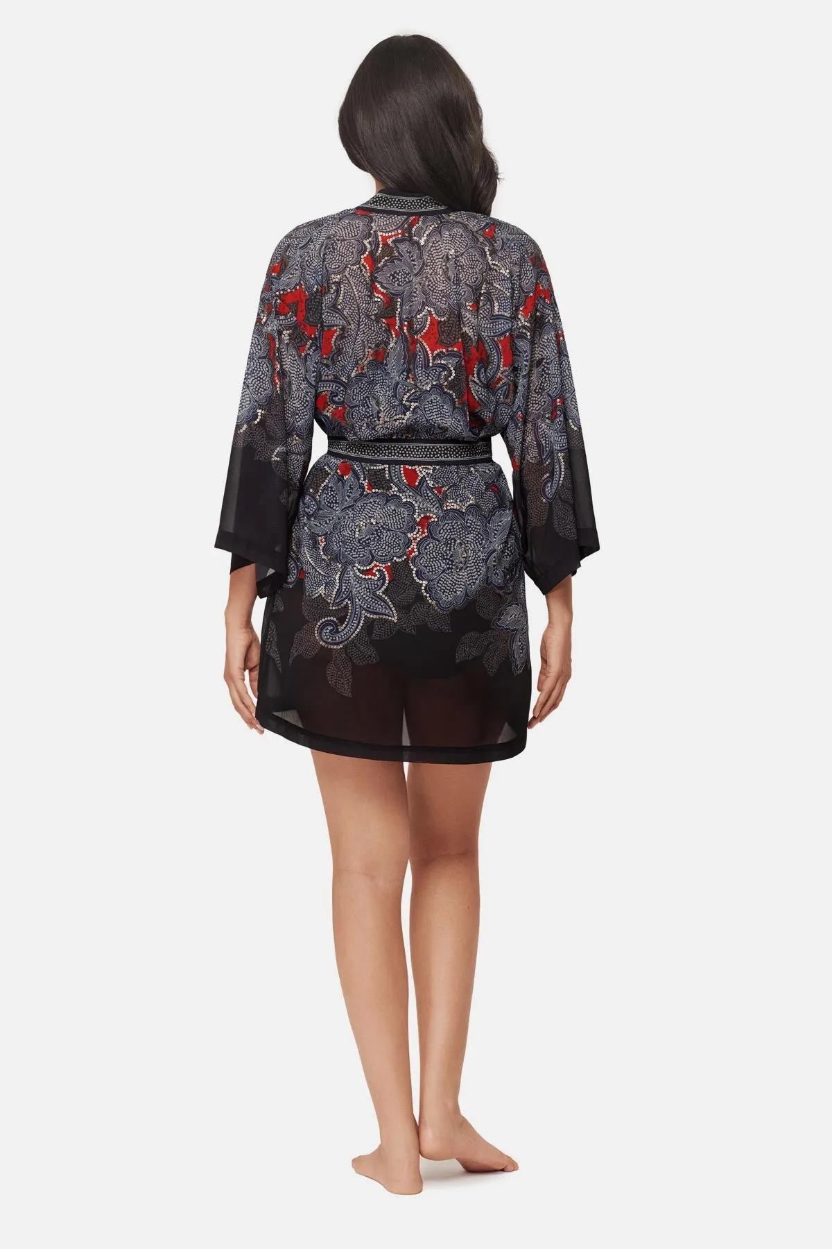 Kimono Cover Up in Steel Magnolias sold by Miraclesuit product image thumbnail 4