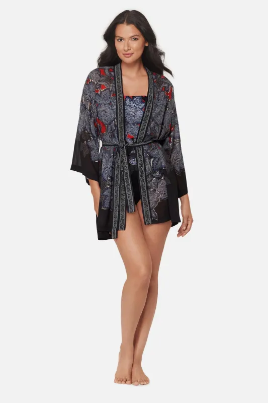 Kimono Cover Up in Steel Magnolias made by Miraclesuit