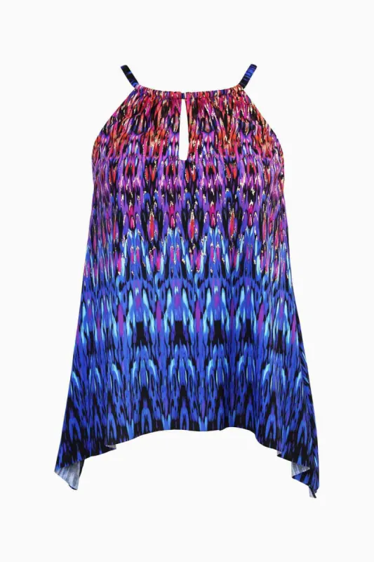 Vesuvio Peephole Tankini Set sold by Miraclesuit