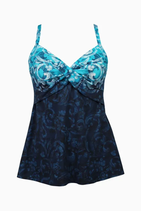 Myrra Top Tankini Top in Royals made by Miraclesuit