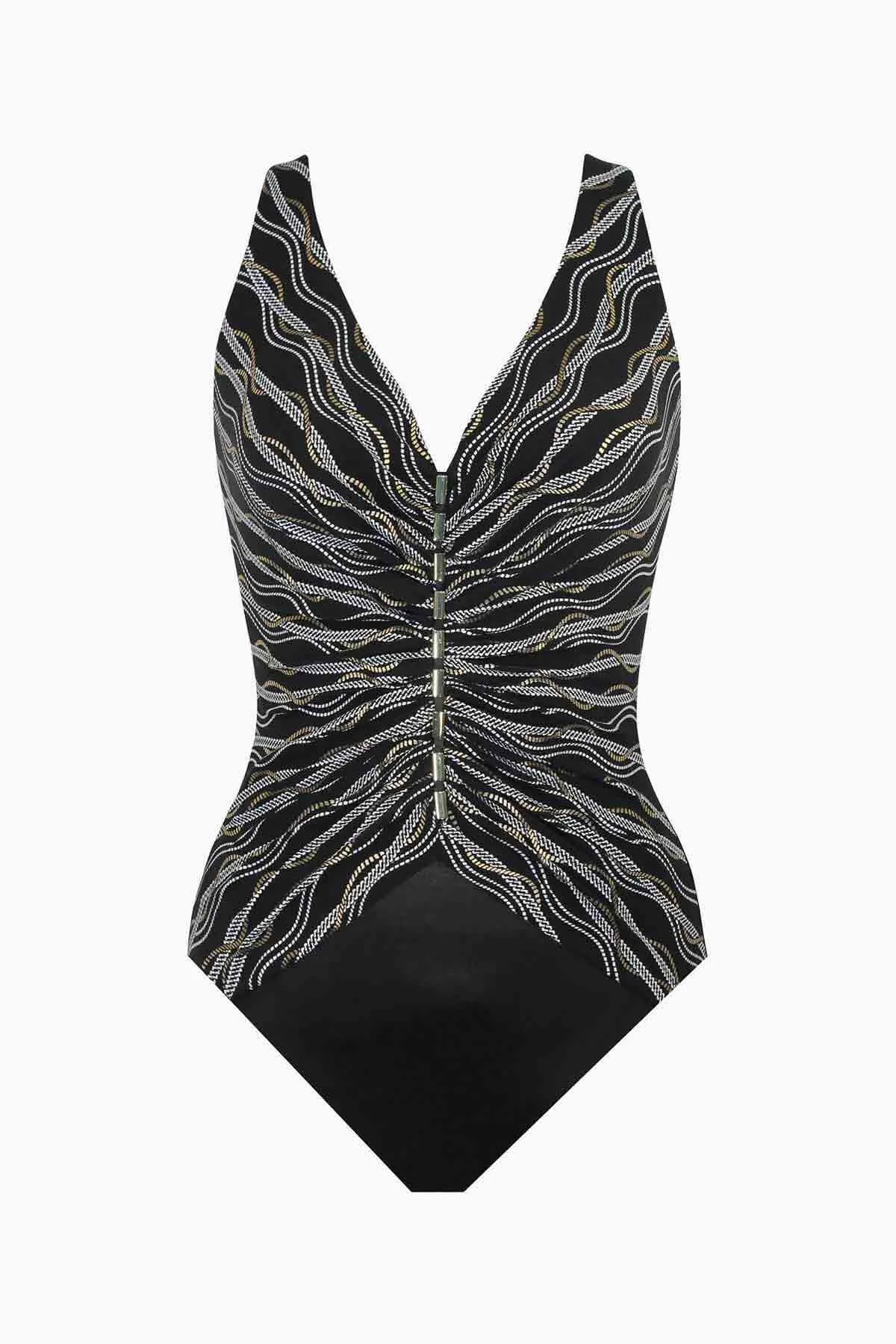 Linked In Charmer One Piece Swimsuit sold by Miraclesuit