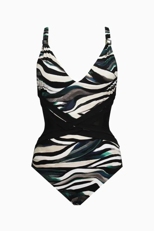 Yukon Tigress One Piece Swimsuit sold by Miraclesuit
