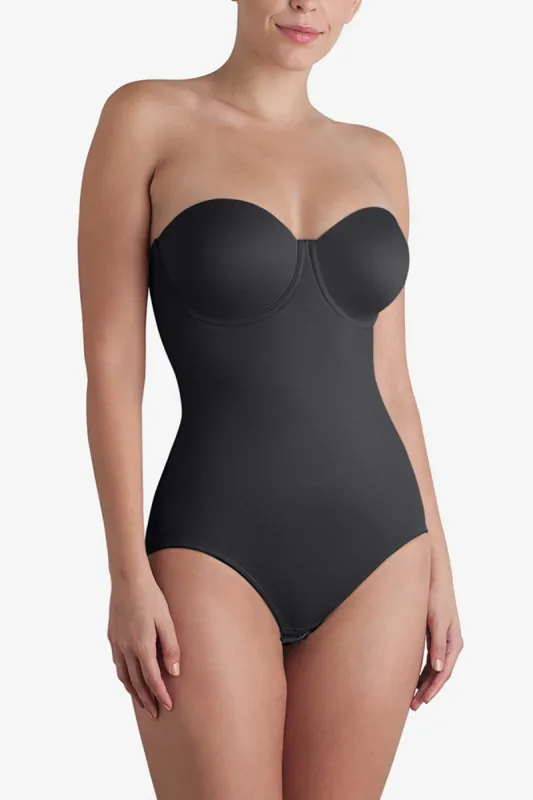 Shape Away® Extra Firm Control Strapless Bodybriefer sold by Miraclesuit