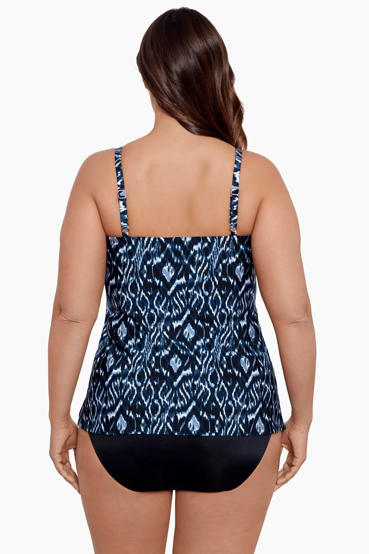 Plus Size Love Knot Tankini Top in Palatium sold by Miraclesuit product image thumbnail 3