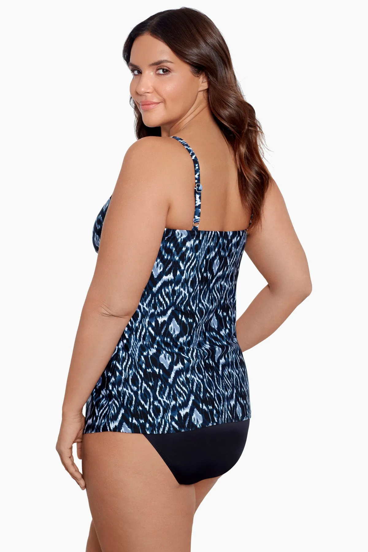 Plus Size Love Knot Tankini Top in Palatium sold by Miraclesuit product image thumbnail 2