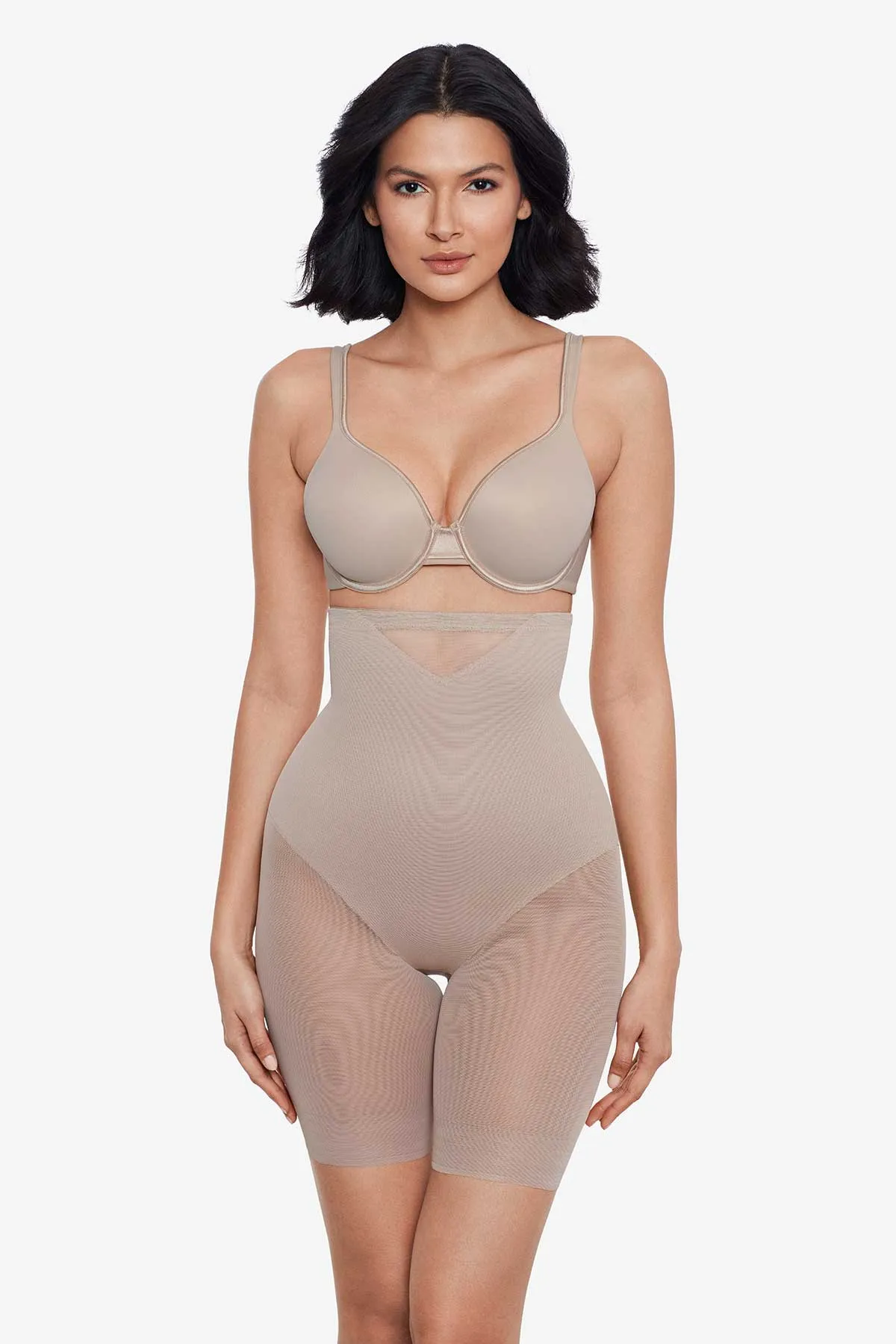 Extra Firm Sexy Sheer Shaping Hi-Waist Thigh Slimmer sold by Miraclesuit product image thumbnail 5