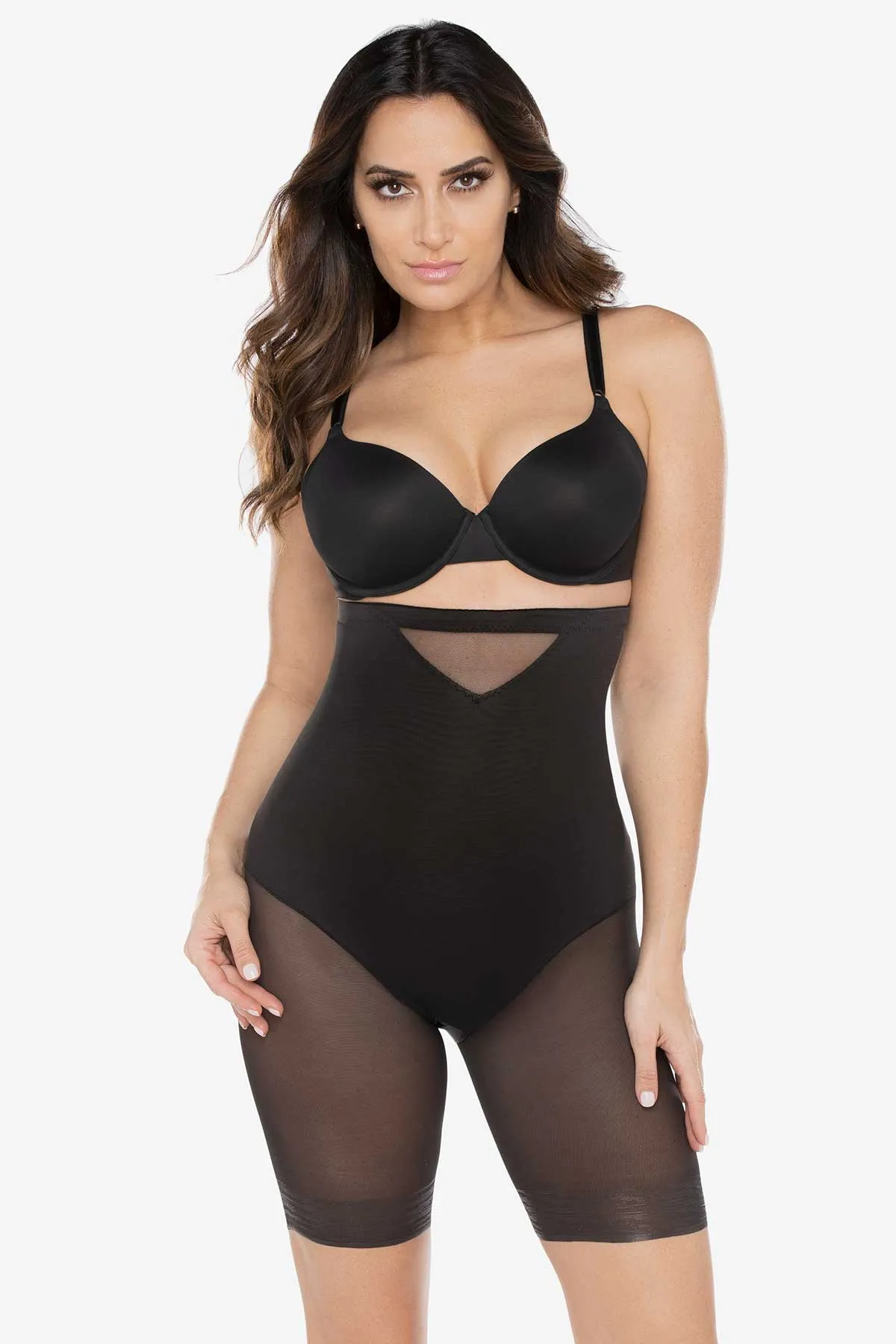 Extra Firm Sexy Sheer Shaping Hi-Waist Thigh Slimmer sold by Miraclesuit product image thumbnail 2